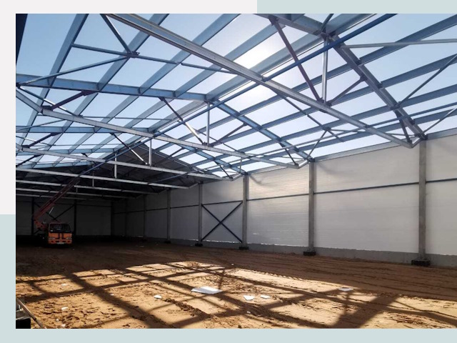 Строительство сенохранилищ в Еманжелинске