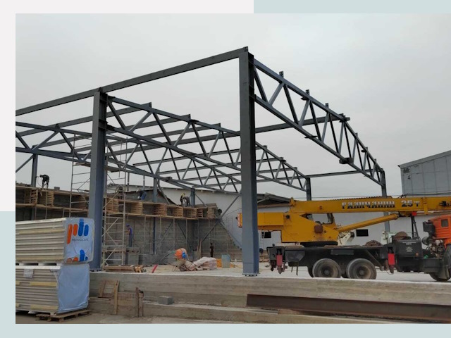 Строительство цехов в Еманжелинске