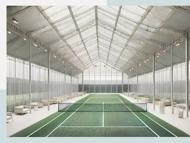 Строительство теннисных кортов в Еманжелинске