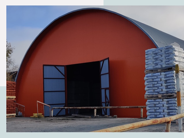 Полукруглые ангары по цене от 616 руб. в Еманжелинск